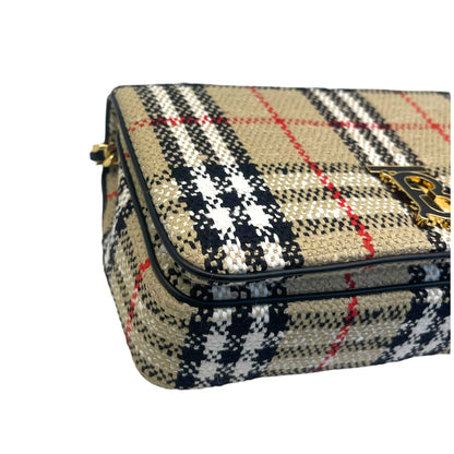 Burberry Lola Small Beige Crossbody Bag