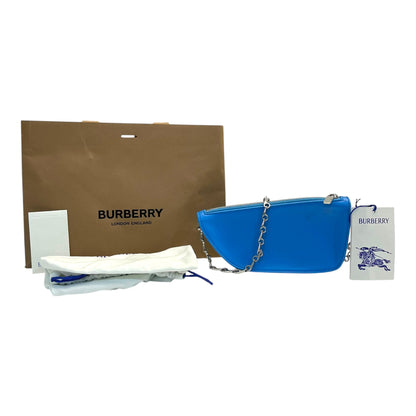Burberry Micro Shield Blue Crossbody Bag