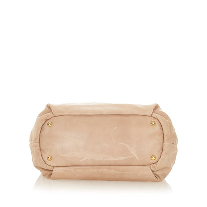 Prada Bow Leather Handbag Rovelle Bags