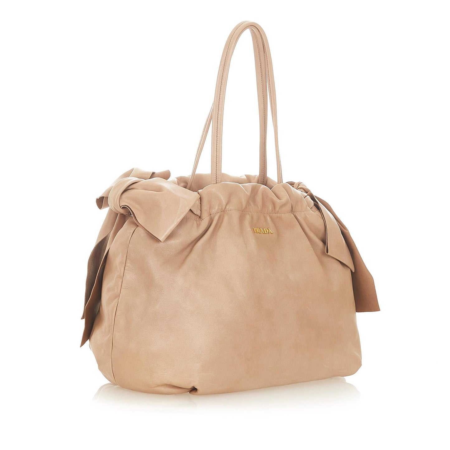Prada Bow Leather Handbag Rovelle Bags
