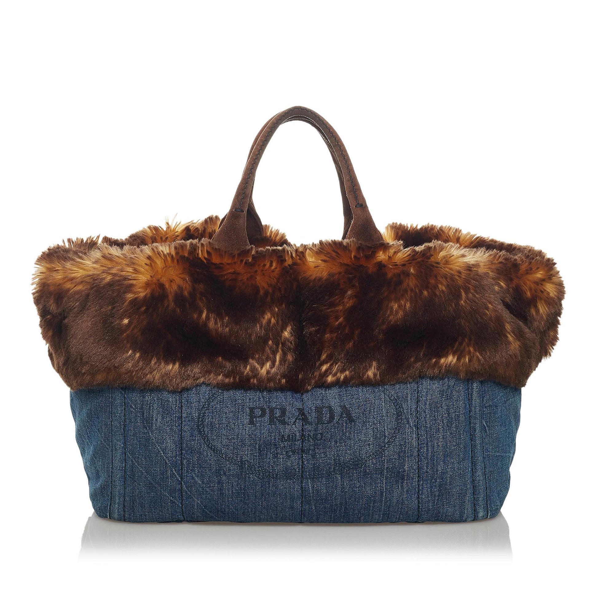 Prada Canapa Logo Tote Handbag Style 3 Rovelle Bags