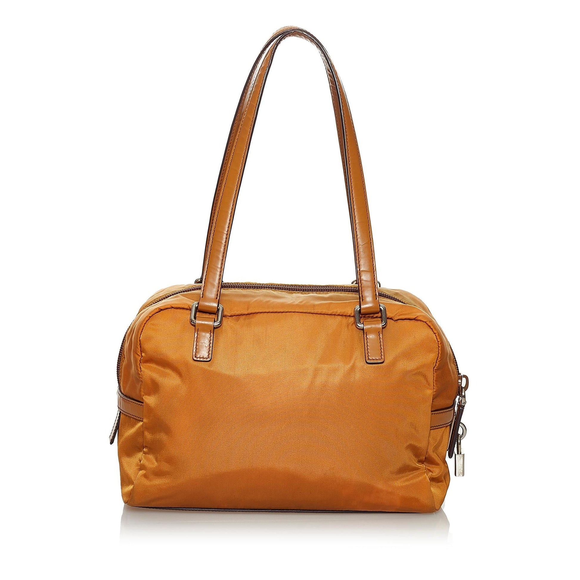 Prada Canapa Logo Tessuto Shoulder Bag Rovelle Bags