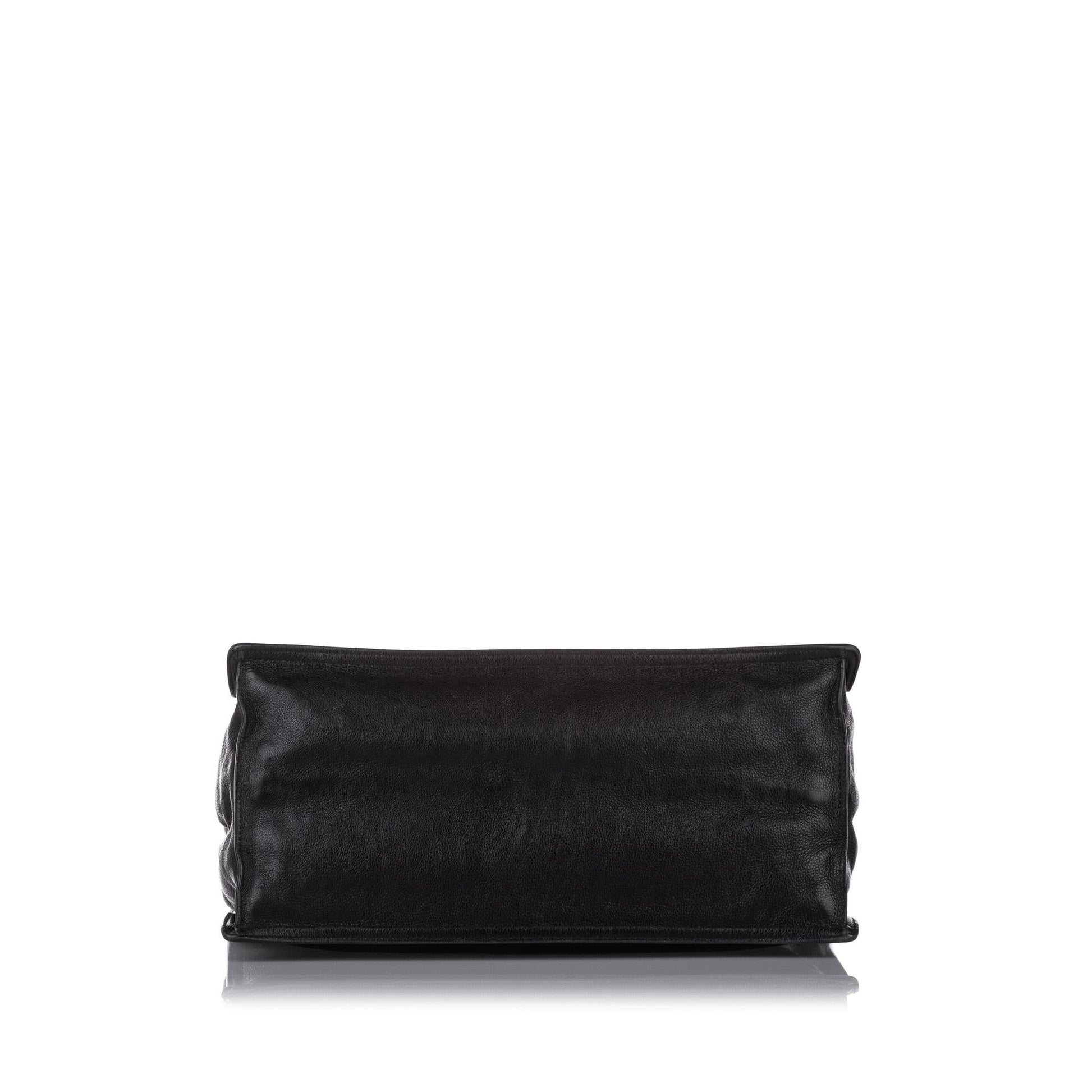 Prada Etiquette Leather Tote Bag Style 2 Rovelle Bags