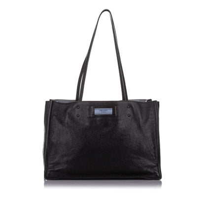 Prada Etiquette Leather Tote Bag Style 2 Rovelle Bags