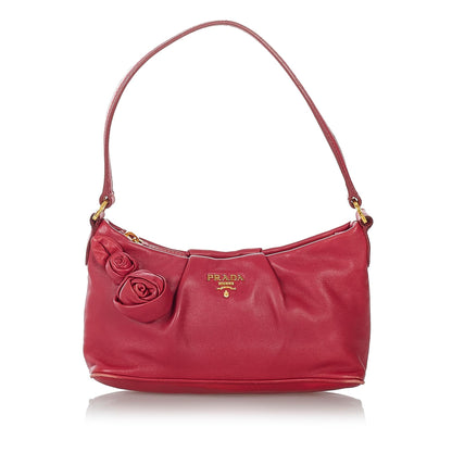 Prada Leather Baguette Handbag Style 4 Rovelle Bags