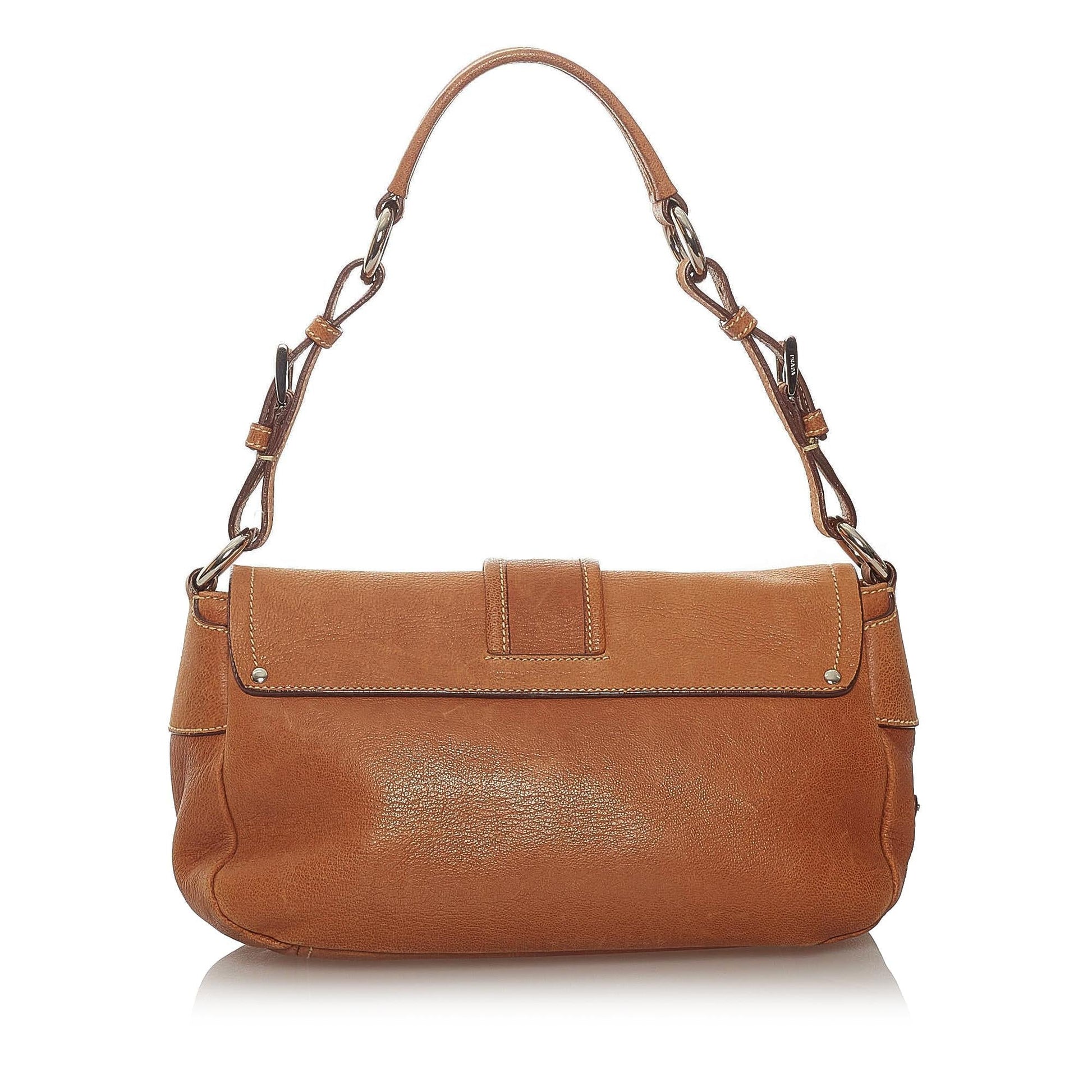 Prada Leather Shoulder Handbag Style 38 Rovelle Bags
