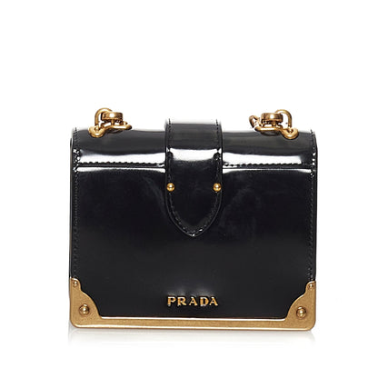 Prada Micro Spazzolato Cahier Crossbody Bag Rovelle Bags