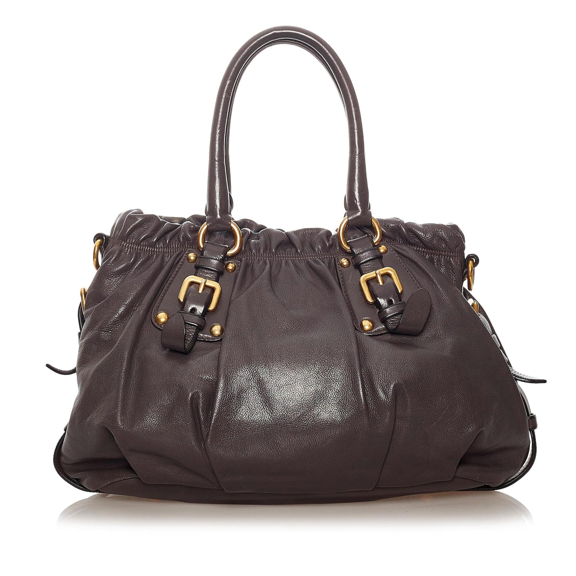 Prada Nappa Gaufre Satchel Style 14 Rovelle Bags