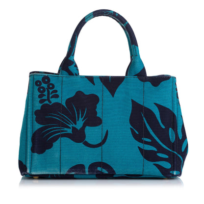 Prada Printed Canapa Satchel Rovelle Bags