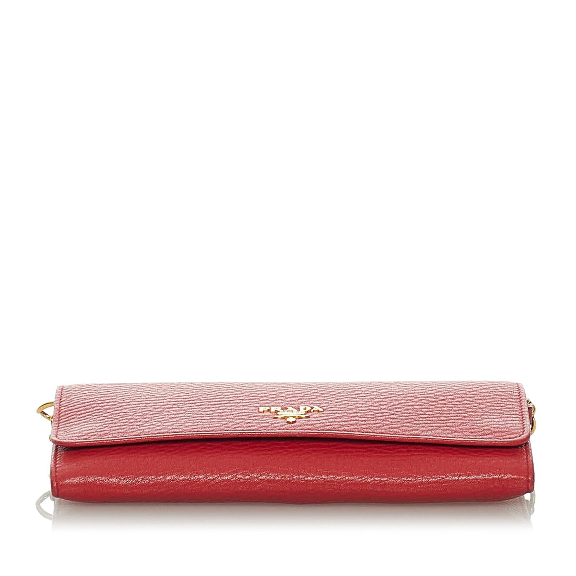 Prada Saffiano Leather Wallet on Chain Handbag Rovelle Bags