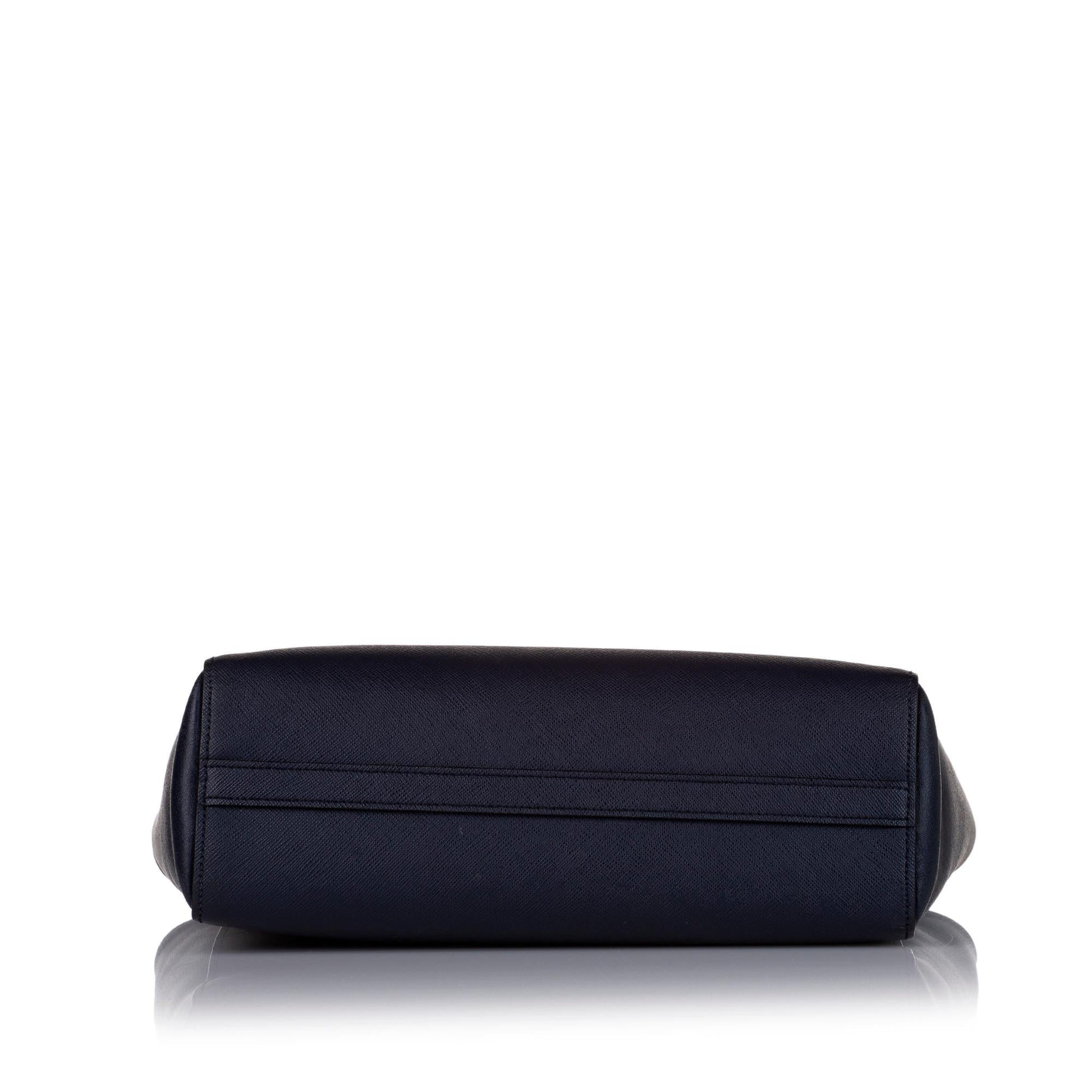Prada Saffiano Lux & City Calf Zip Tote Rovelle Bags