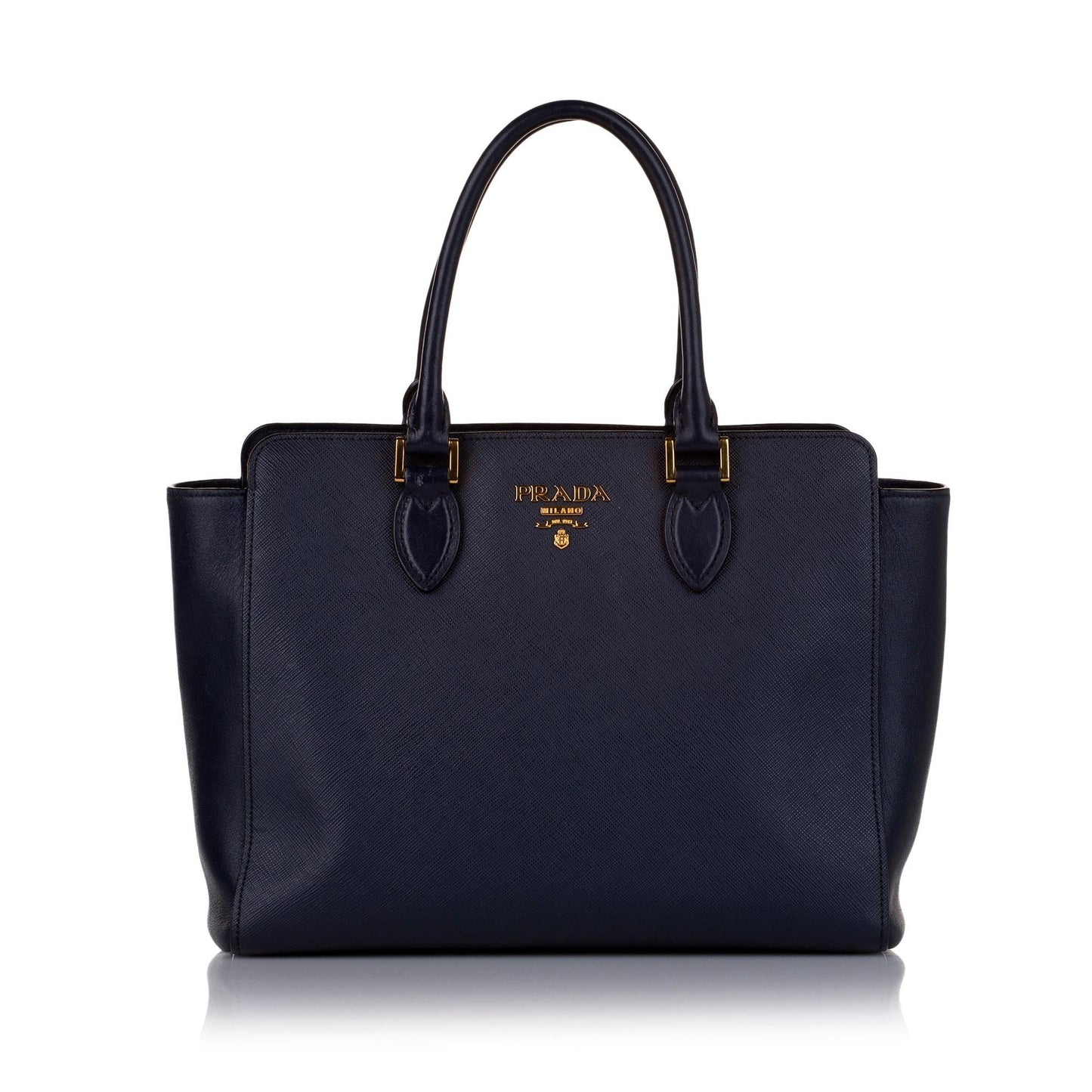 Prada Saffiano Lux & City Calf Zip Tote Rovelle Bags