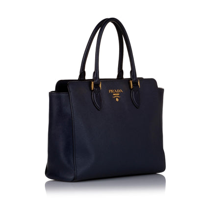 Prada Saffiano Lux & City Calf Zip Tote Rovelle Bags