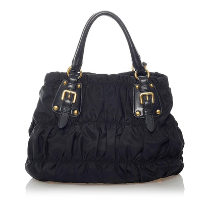 Prada Tessuto Gaufre Satchel Style 11 Rovelle Bags