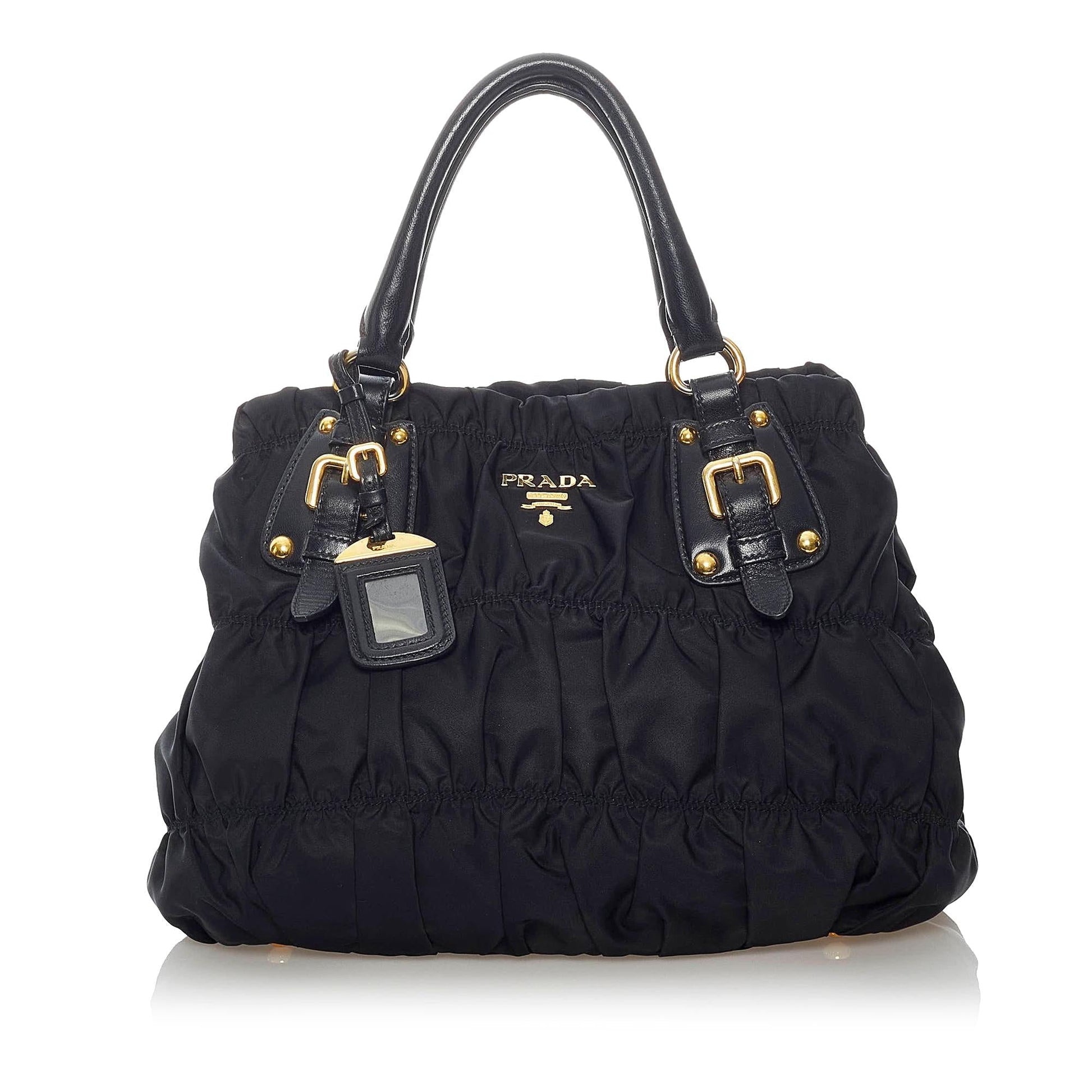 Prada Tessuto Gaufre Satchel Style 11 Rovelle Bags