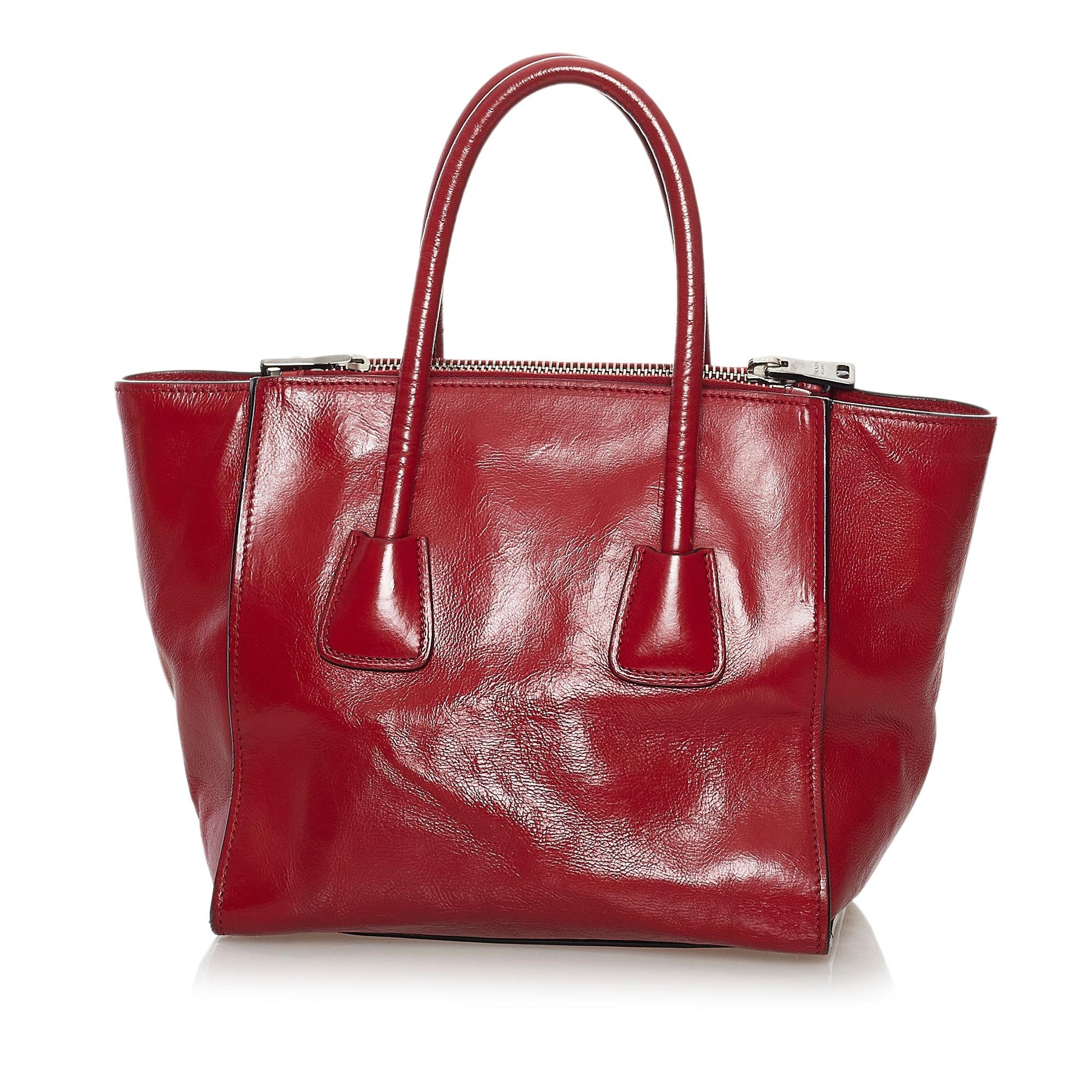 Prada Twin Pocket Leather Handbag Style 3 Rovelle Bags