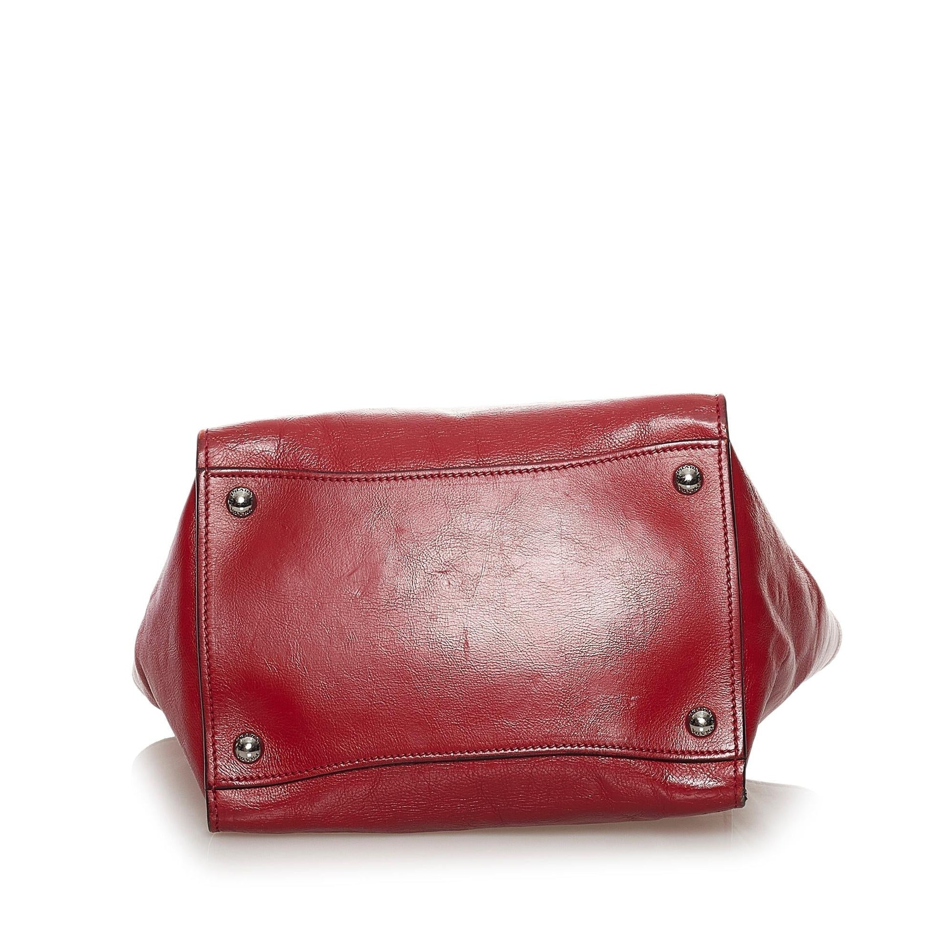 Prada Twin Pocket Leather Handbag Style 3 Rovelle Bags