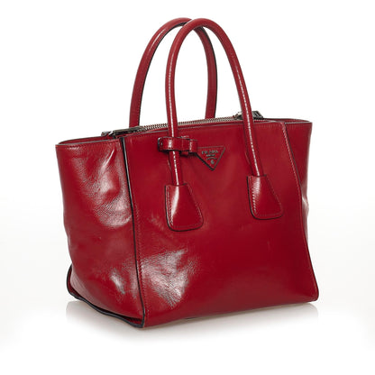 Prada Twin Pocket Leather Handbag Style 3 Rovelle Bags