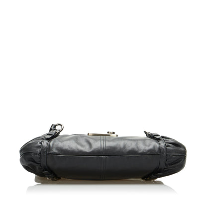 Prada Vitello Daino Easy Sound Lock Shoulder Bag Rovelle Bags