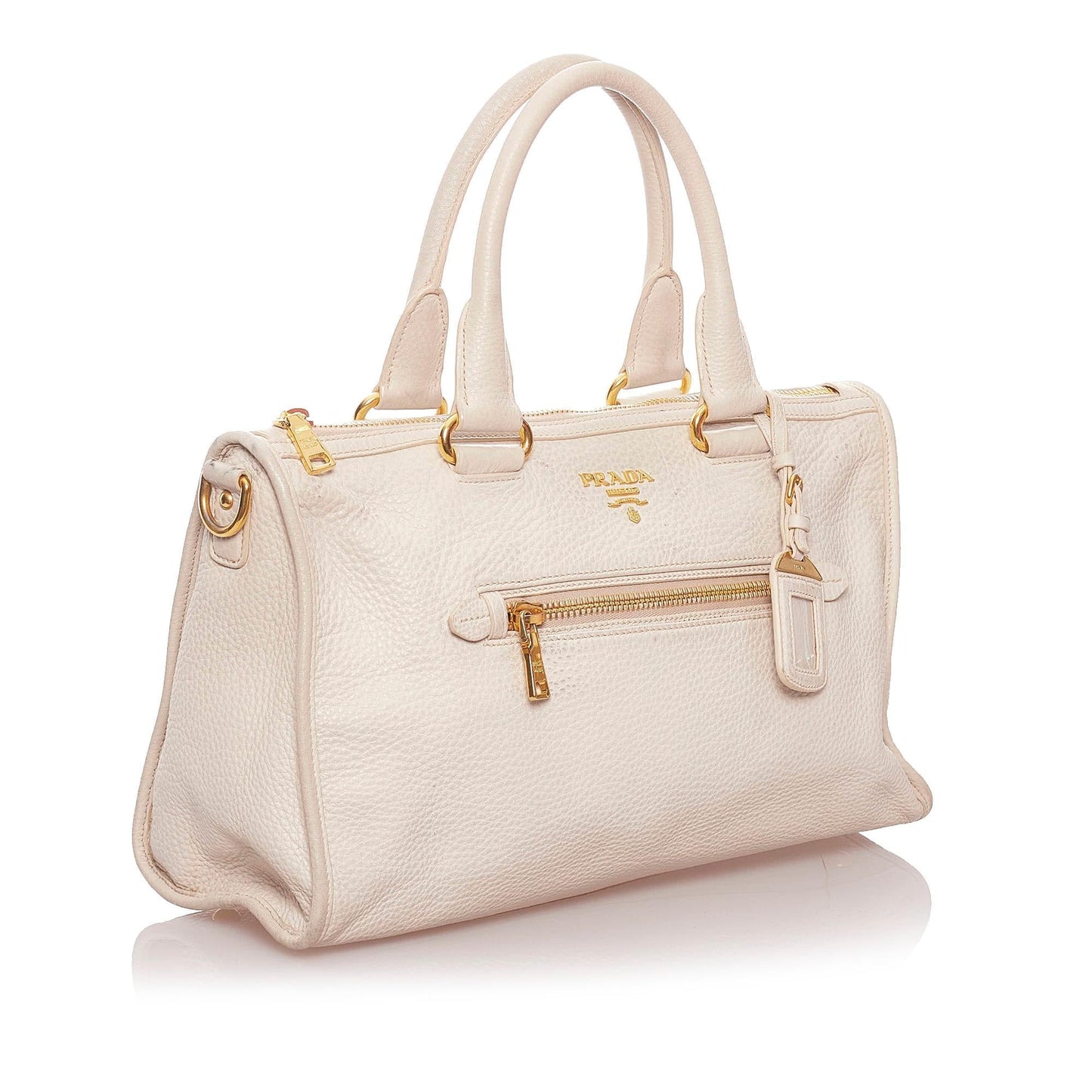 Prada Vitello Daino Satchel Style 48 Rovelle Bags