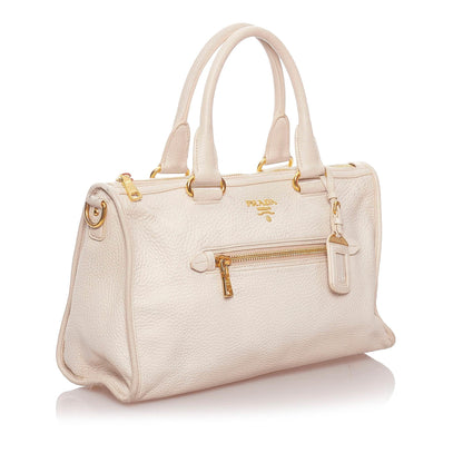 Prada Vitello Daino Satchel Style 48 Rovelle Bags