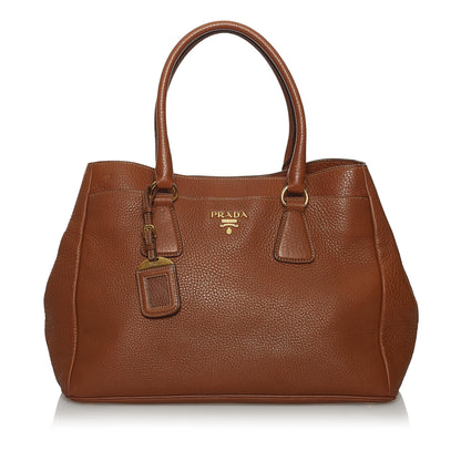 Prada Vitello Daino Satchel Style 34 Rovelle Bags