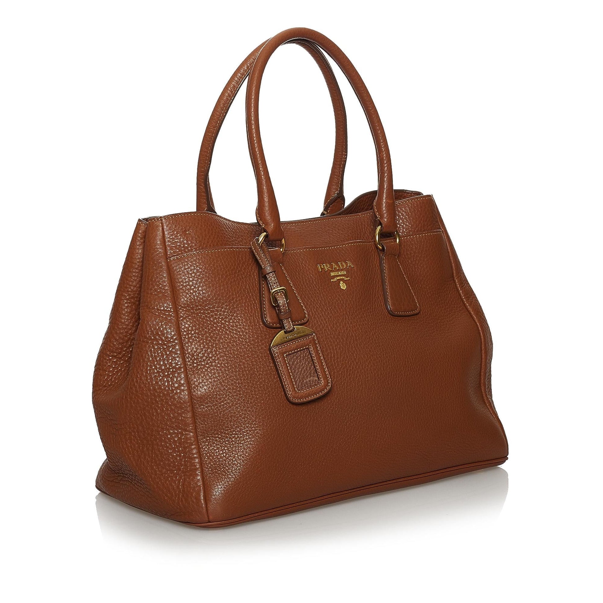 Prada Vitello Daino Satchel Style 34 Rovelle Bags