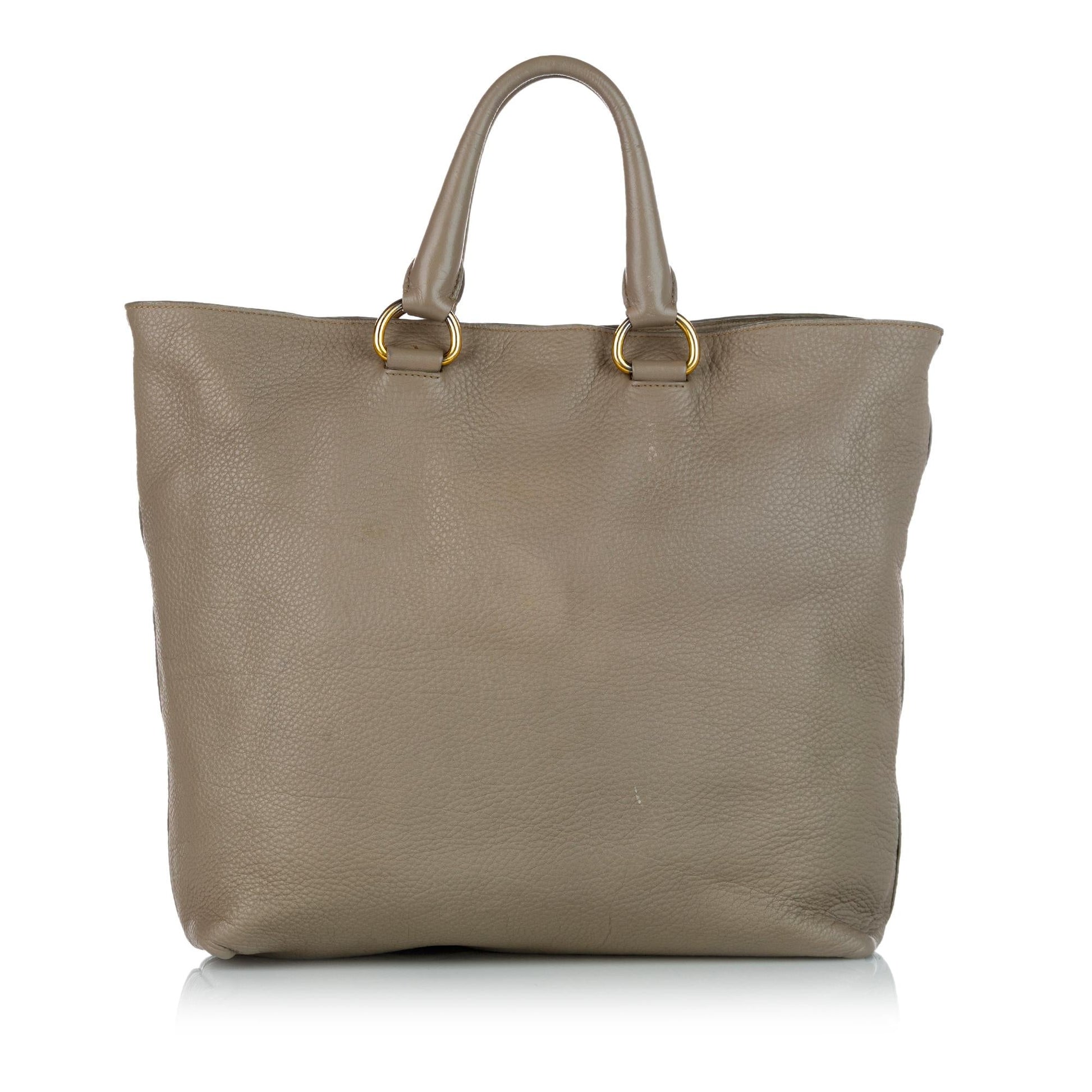 Prada Vitello Daino Satchel Style 16 Rovelle Bags