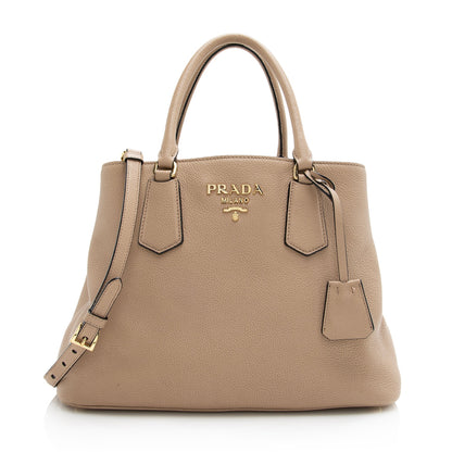 Prada Vitello Phenix Convertible Medium Tote Rovelle Bags