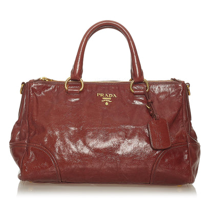Prada Vitello Shine Satchel Style 29 Rovelle Bags
