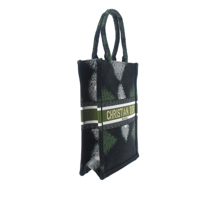 Green Dior Tie Dye Vertical Book Tote Rovelle Bags