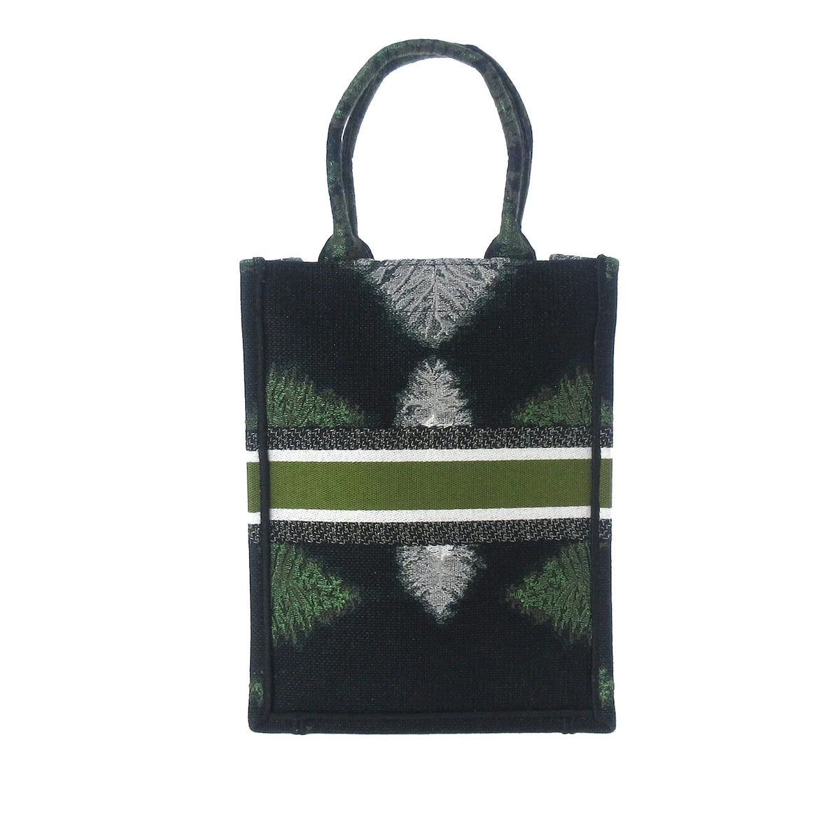 Green Dior Tie Dye Vertical Book Tote Rovelle Bags