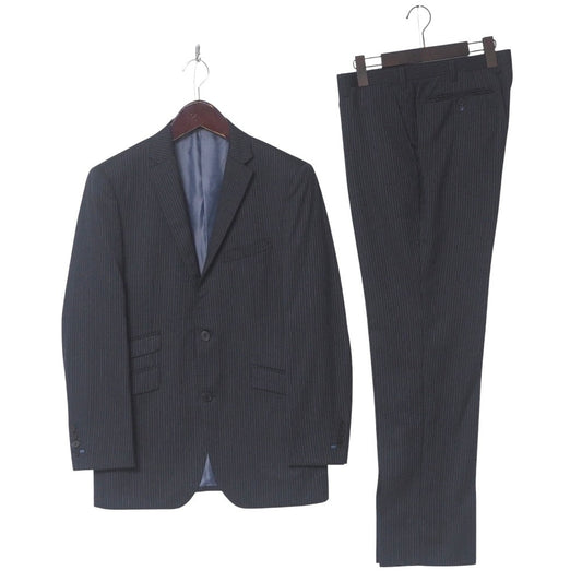 BURBERRY BLACK LABEL suit D1H22-408-29 100% wool Navy mens 96-84-175/40L