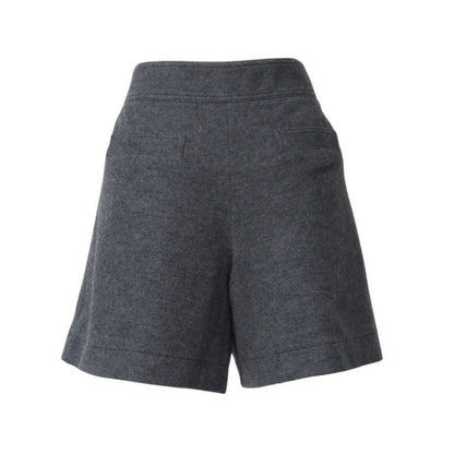 BURBERRY Shorts wool gray B1R13-453-08 Women 38