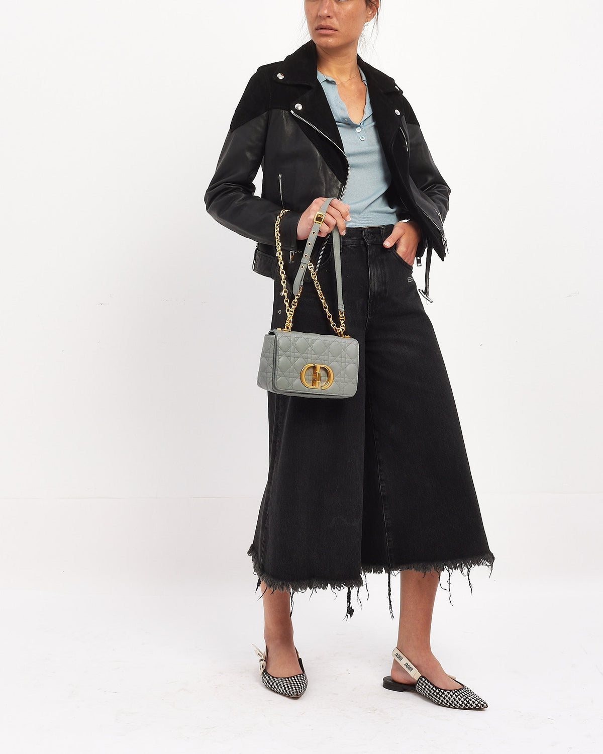 Dior Leather Handbag Rovelle Bags