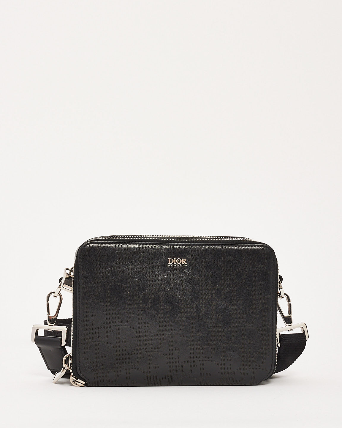 Dior Leather Canvas Crossbody Bag Rovelle Bags