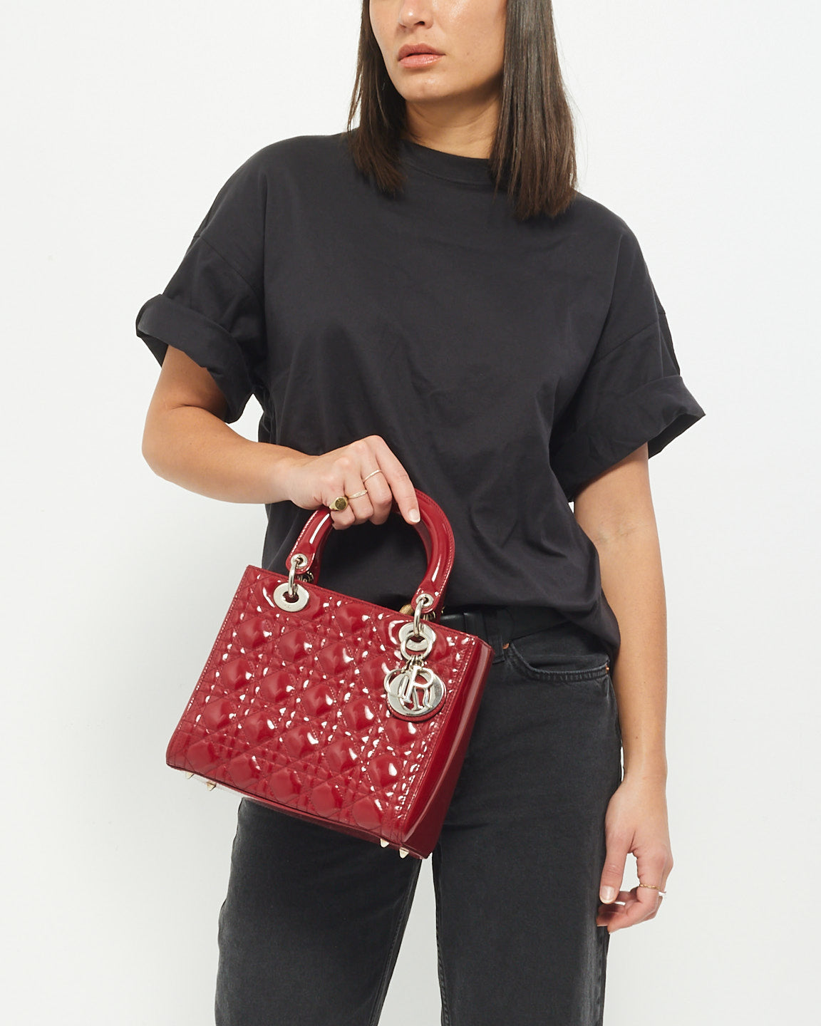 Dior Lady Dior Leather Handbag Rovelle Bags