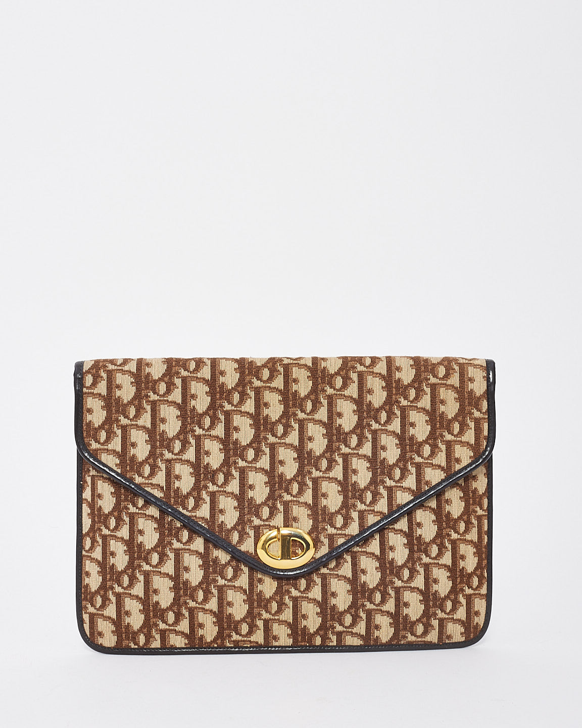 Dior Envelope Monogram Canvas Clutch Bag Rovelle Bags