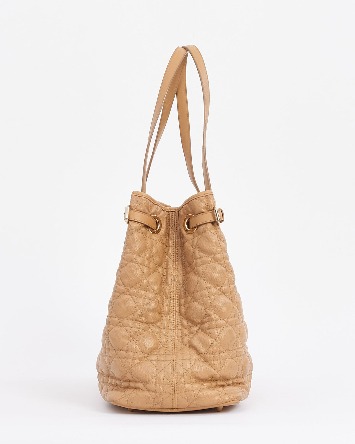 Dior Leather Canvas Tote Bag Rovelle Bags