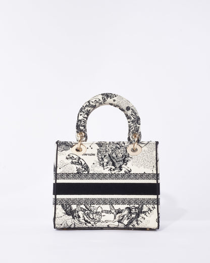 Dior Canvas Handbag Rovelle Bags