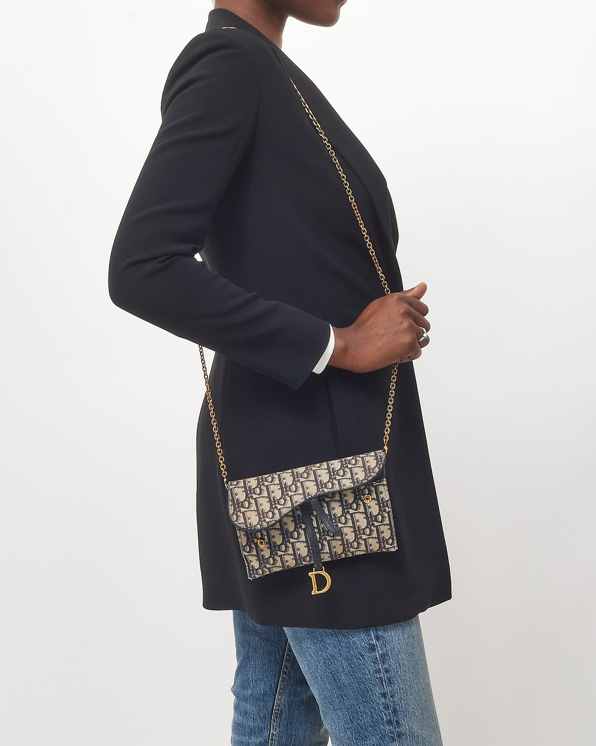 Dior Chain Canvas Crossbody Bag Rovelle Bags
