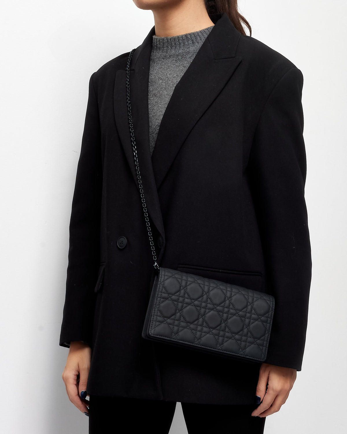 Dior Chain Leather Crossbody Bag Rovelle Bags