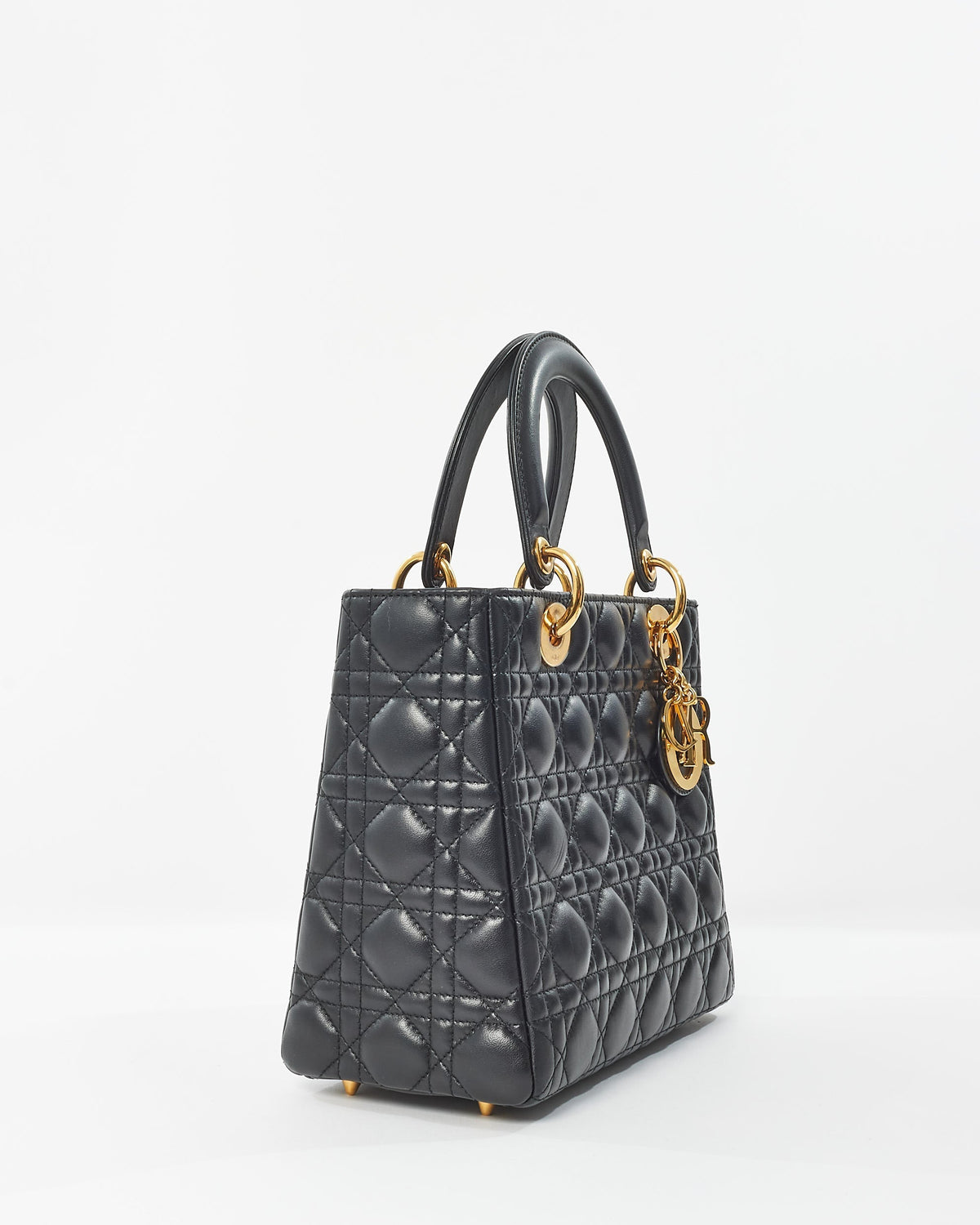 Dior Lady Dior Leather Handbag Rovelle Bags