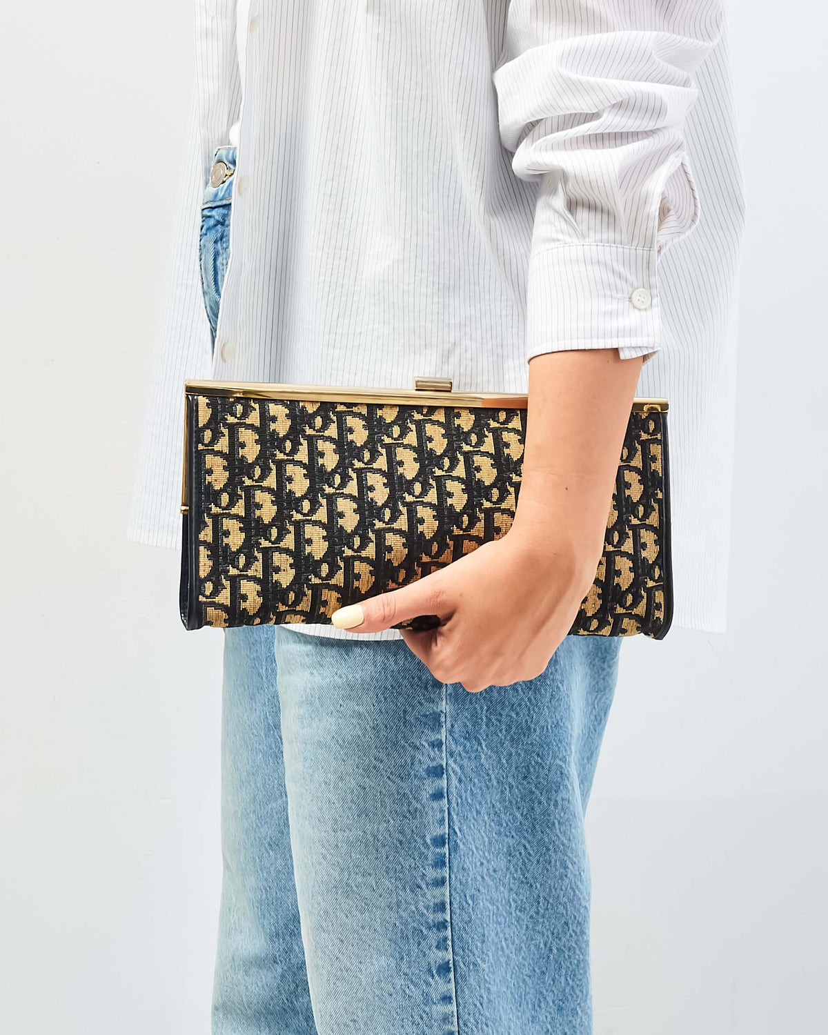 Dior Canvas Clutch Bag Rovelle Bags