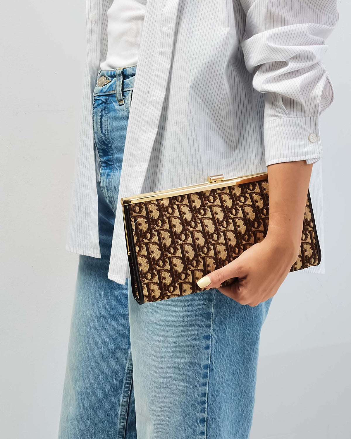 Dior Canvas Clutch Bag Rovelle Bags