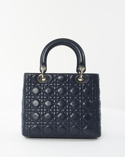 Dior Lady Dior Leather Handbag Rovelle Bags