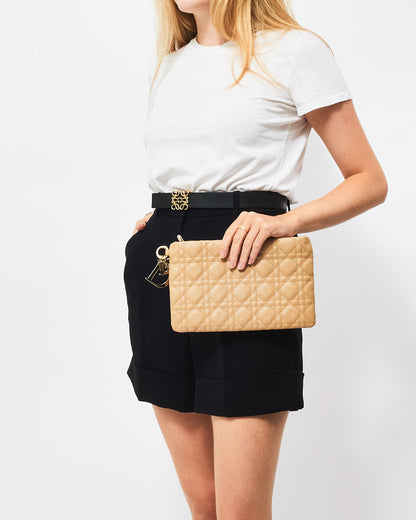 Dior Quilted Canvas Clutch Bag Rovelle Bags