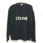 CELINE knit 2A19R205O Wool, Angora black logo Eddy period mens S