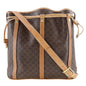 CELINE Shoulder Bag PVC Brown Old Celine Macadam purse Women