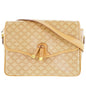 CELINE Shoulder Bag PVC beige Macadam Pattern Old Celine Women